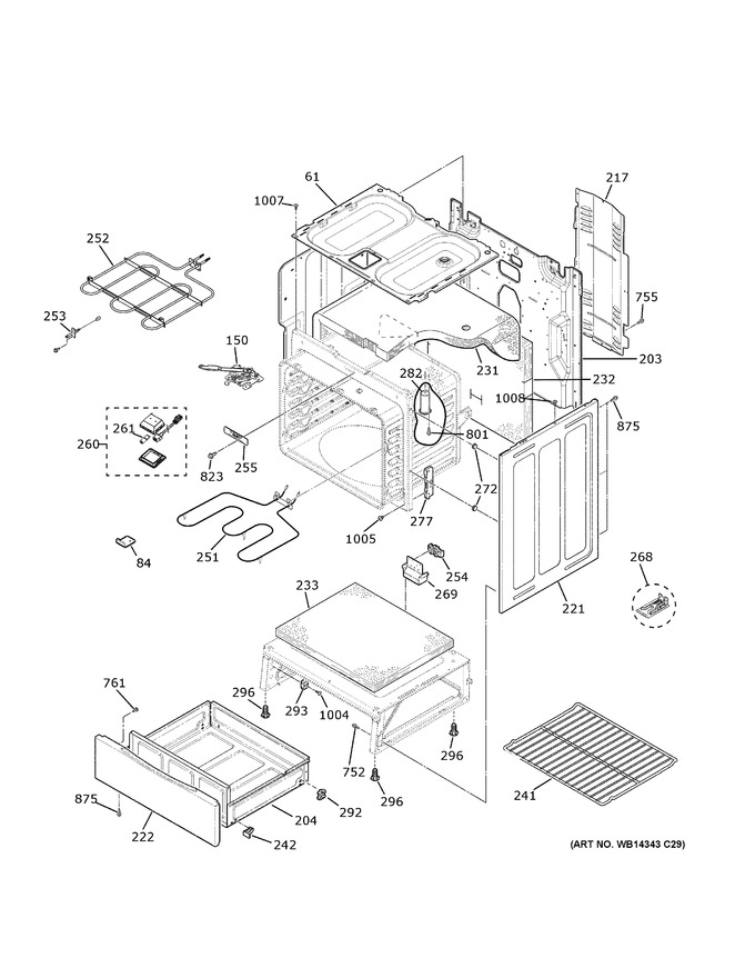 Diagram for JB258DM4BB
