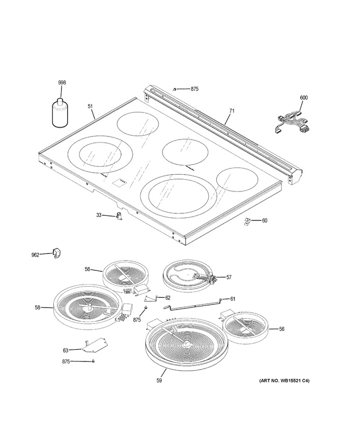 Diagram for JS760DP5WW