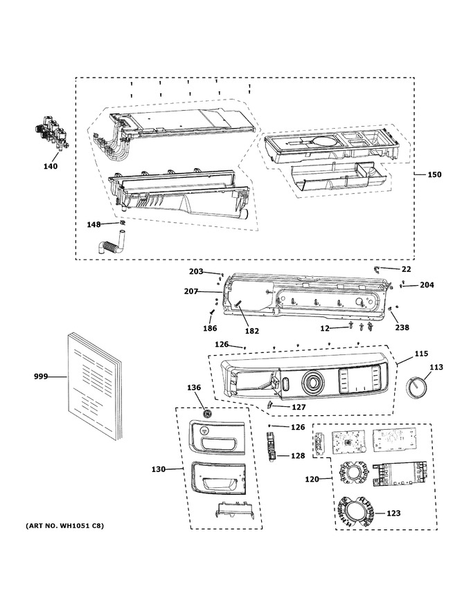 Diagram for GFW850SPN3RS