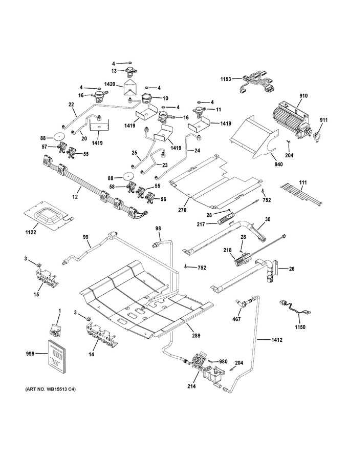 Diagram for JGS760DP4WW