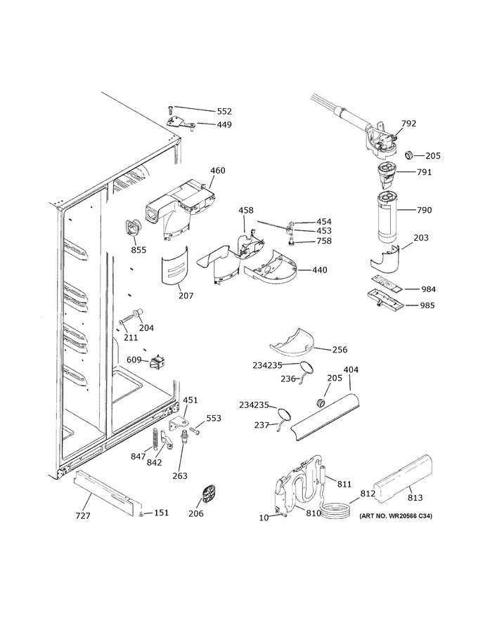 Diagram for GSS25CGHXCBB