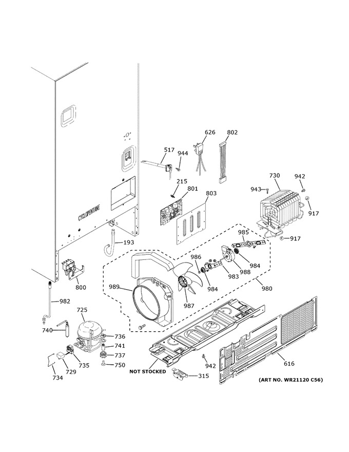 Diagram for GDE21EGKURWW
