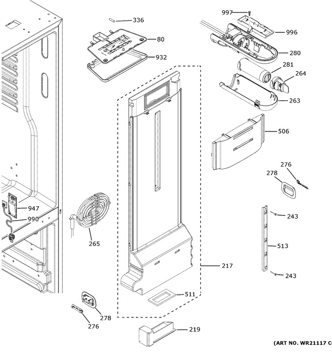 Diagram for XNE25JSKWFSS