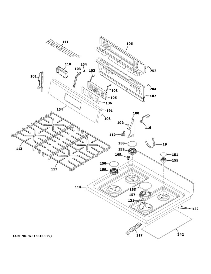Diagram for JGBS61RP3SS