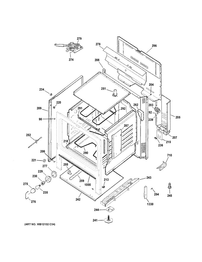 Diagram for JB256DM3WW