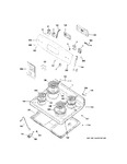 Diagram for Control Panel & Cooktop