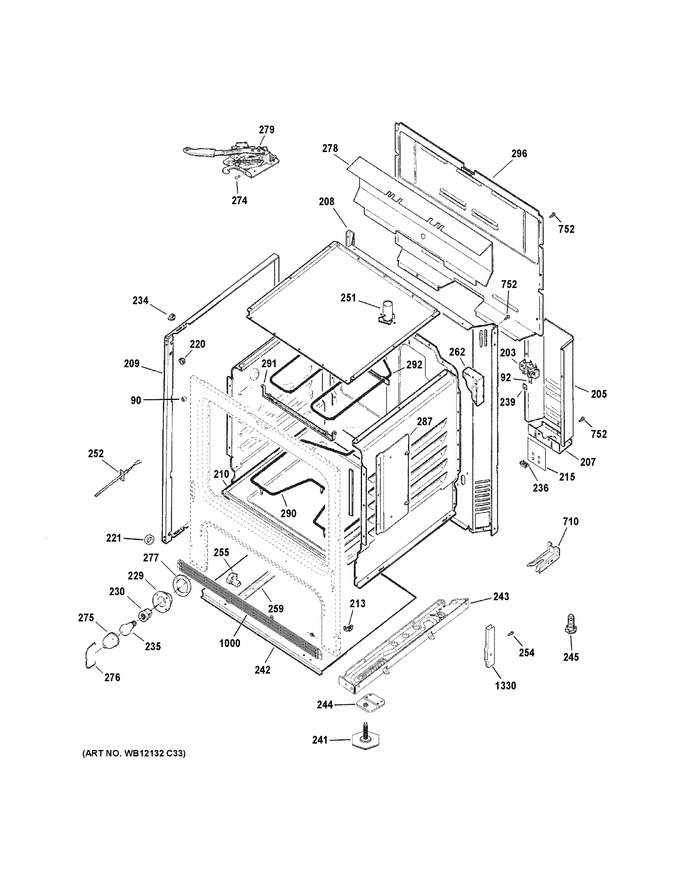 Diagram for JB256RT2SS