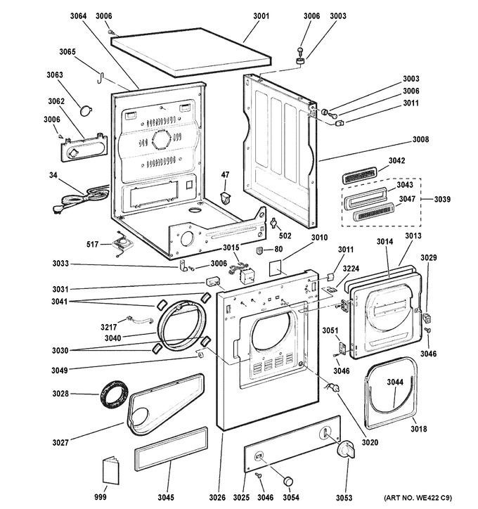 Diagram for DSKP333EC7WW