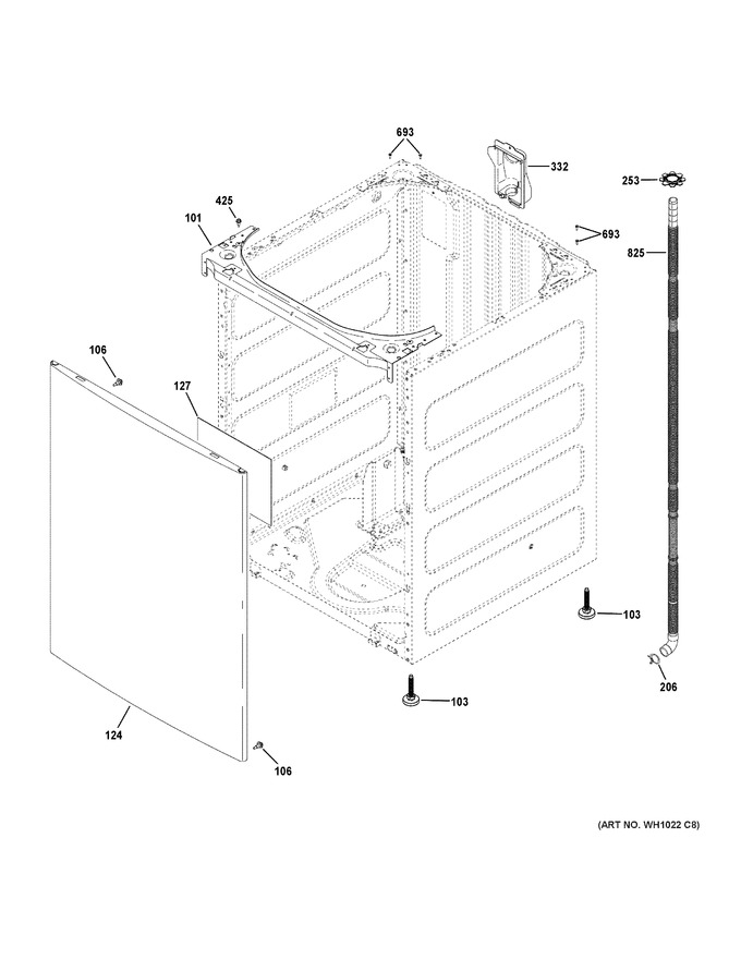 Diagram for VTW565ASV0WB