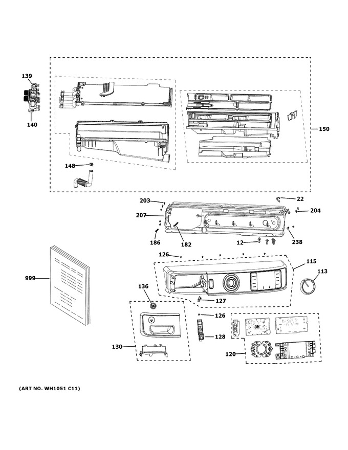 Diagram for GFW510SCN4WW