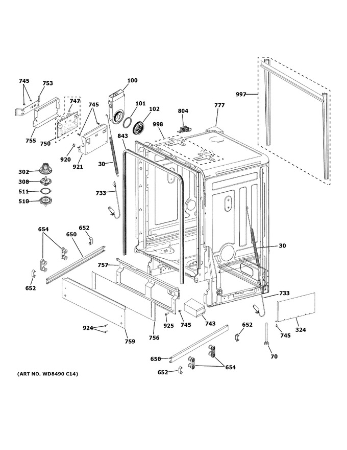 Diagram for GDT225SSL2SS