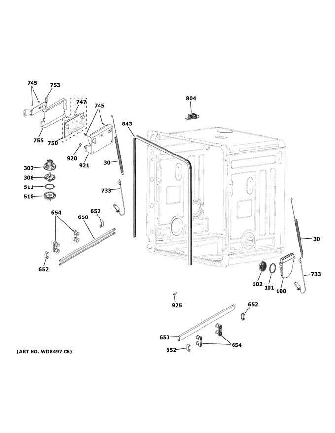 Diagram for GPT225SGL2WW