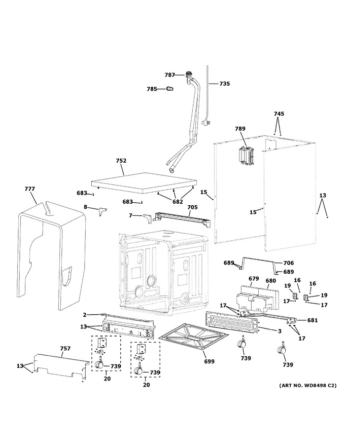 Diagram for GPT225SGL2WW
