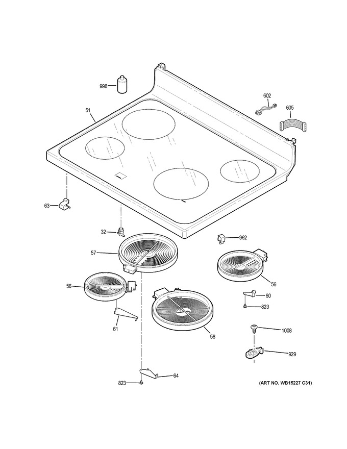 Diagram for XB625RK9SS