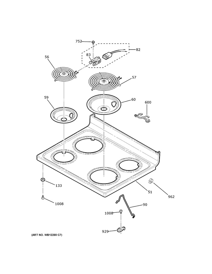 Diagram for JB258RT5SS