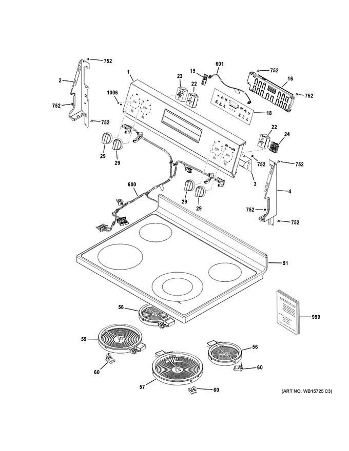 Diagram for GRF400PV1WW