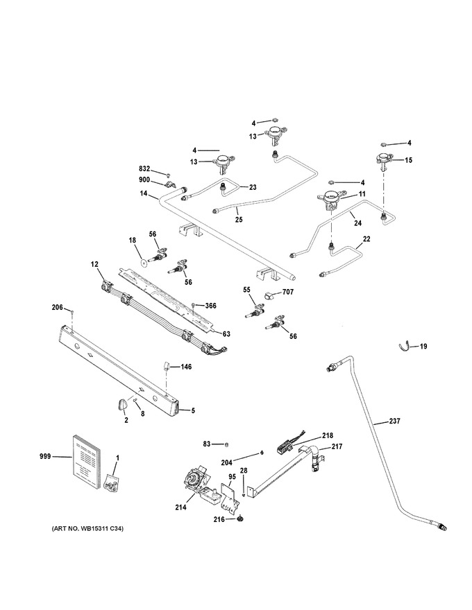Diagram for JGBS61DP4WW