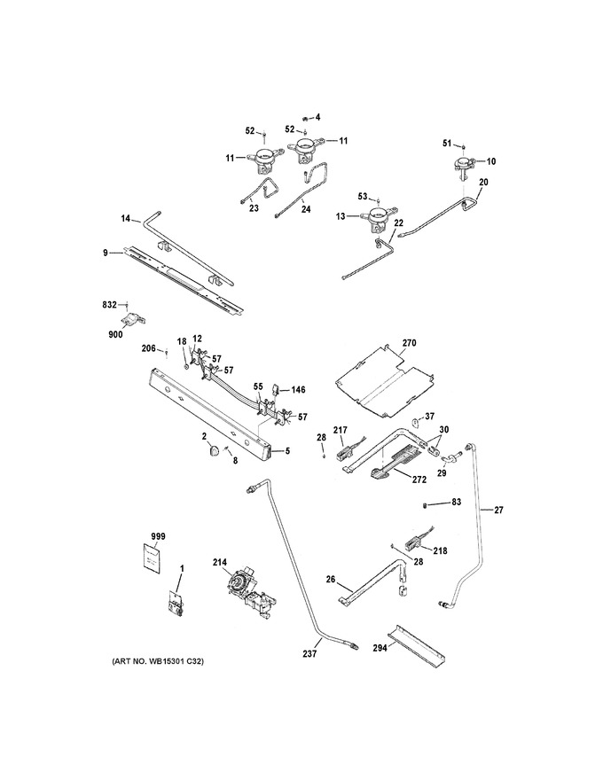 Diagram for JGB635DEK7WW