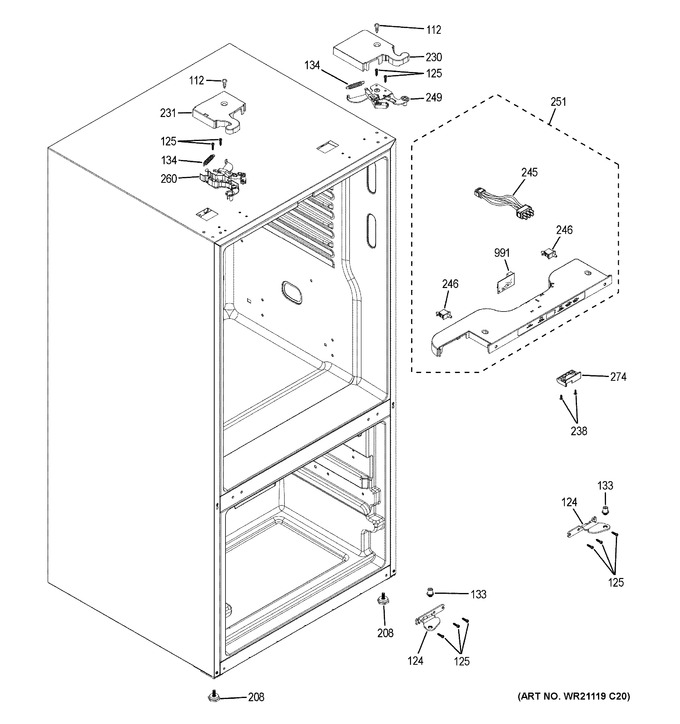 Diagram for GFE26JGMYFWW
