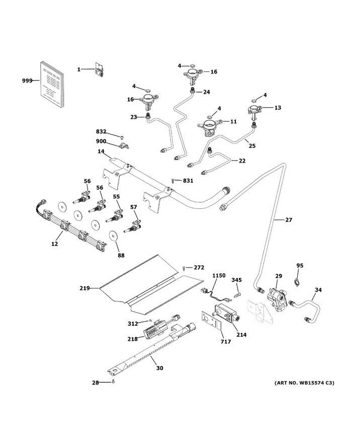 Diagram for QGAS740RM3SS