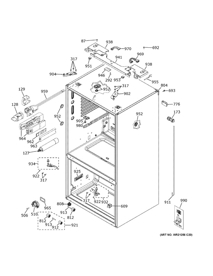 Diagram for PYE22KBLSTS