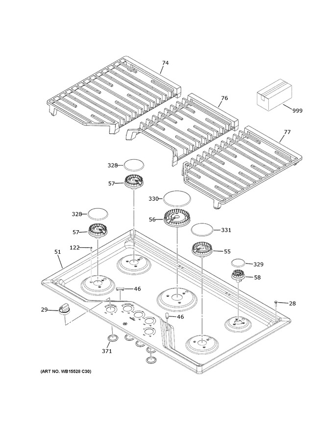 Diagram for JGP5030DL3BB