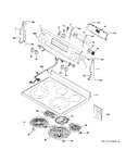 Diagram for Control Panel & Cooktop