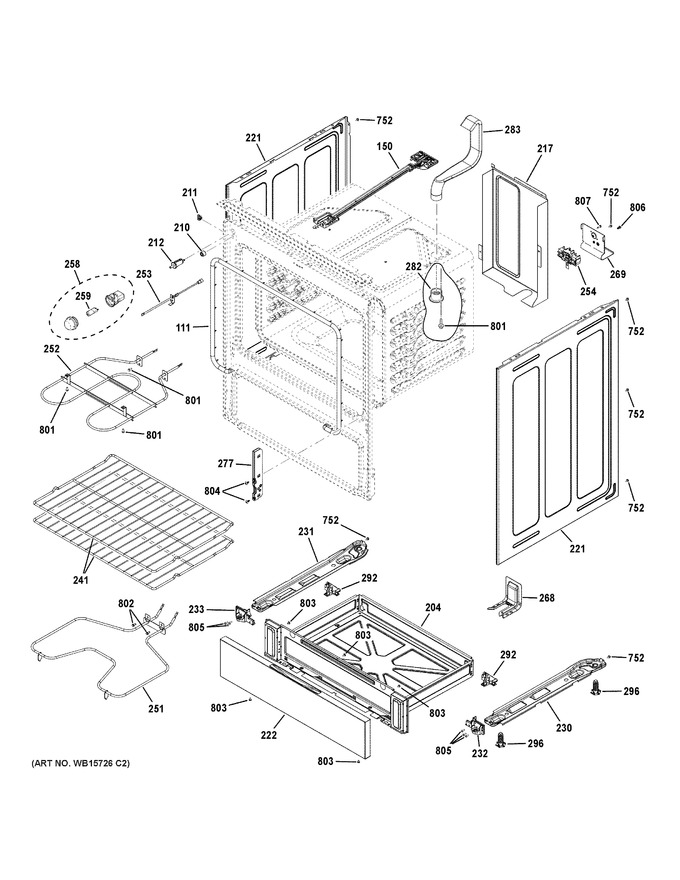 Diagram for GRF500PV2WW