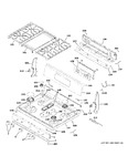 Diagram for Control Panel & Cooktop