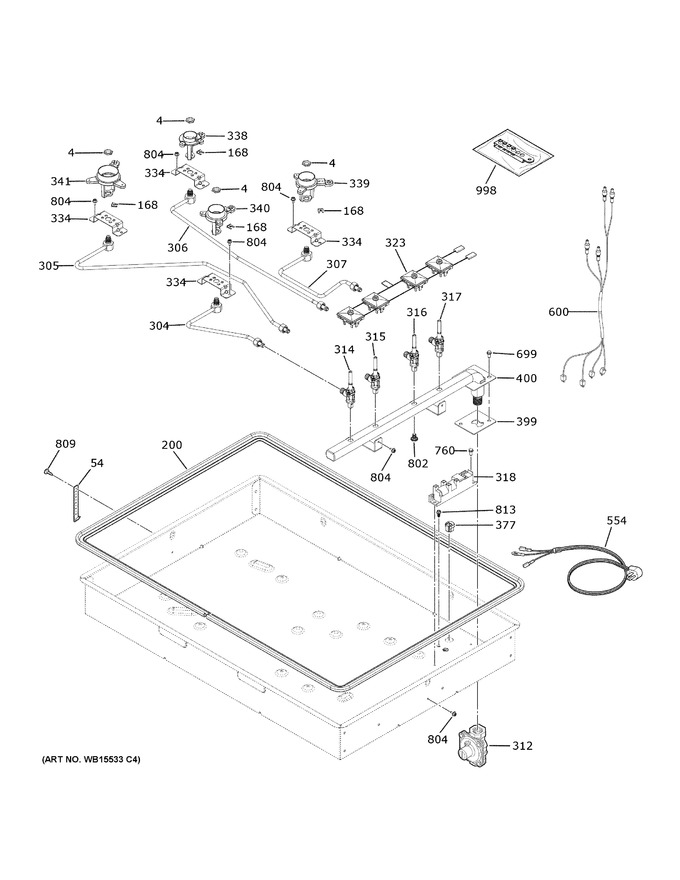 Diagram for JGP3030DL3WW