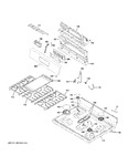 Diagram for Control Panel & Cooktop