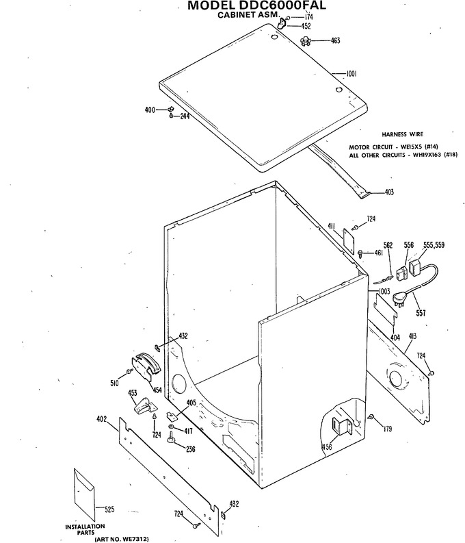 Diagram for DDC6000FAL