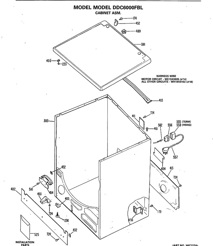 Diagram for DDC6000FBL
