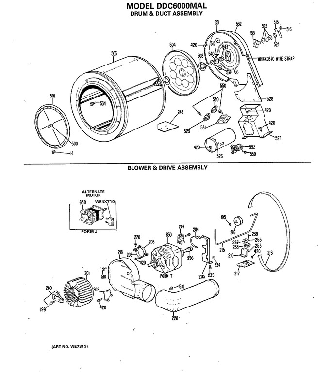 Diagram for DDC6000MAL