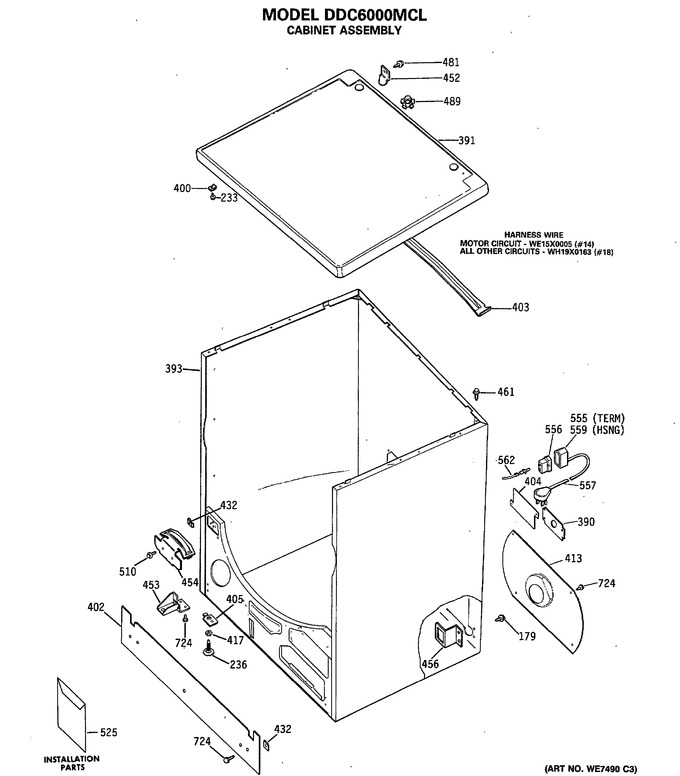 Diagram for DDC6000MCL