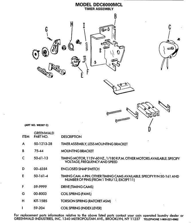 Diagram for DDC6000MCL