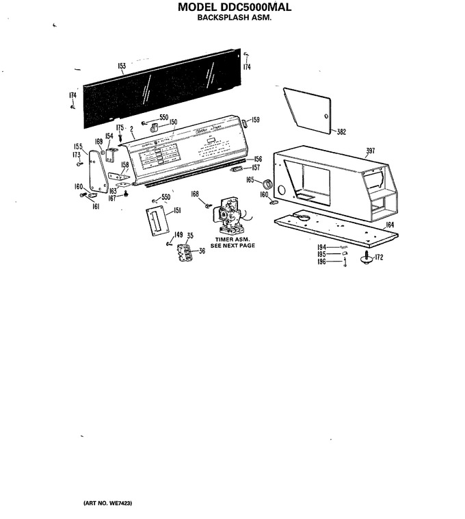Diagram for DDC5000MAL