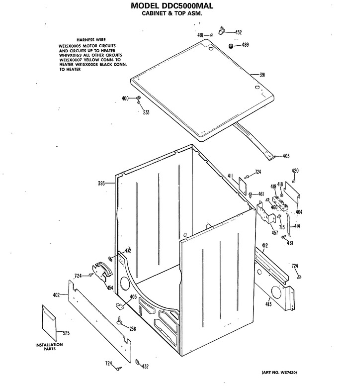 Diagram for DDC5000MAL
