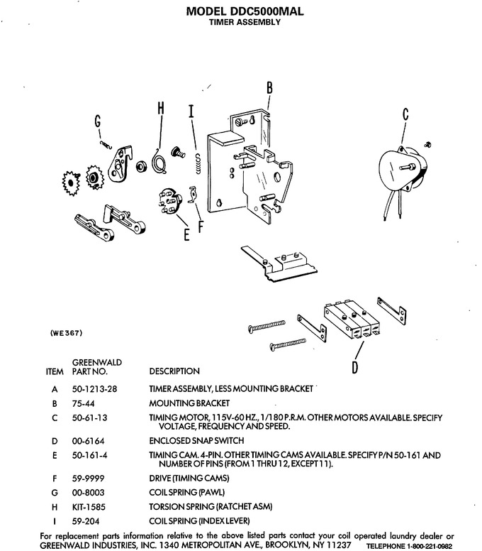 Diagram for DDC5000MAL