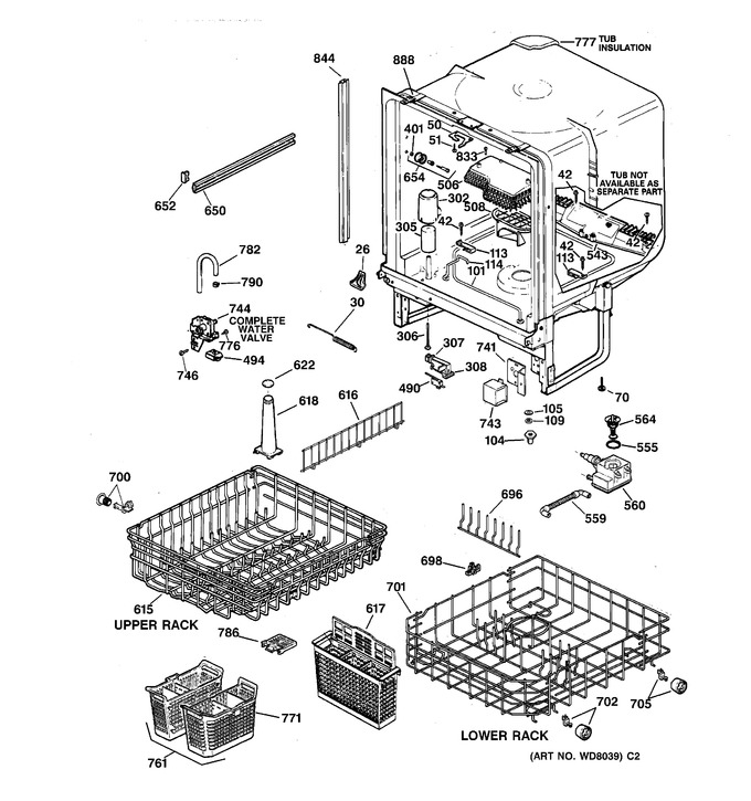 Diagram for GSD4325Z02BB