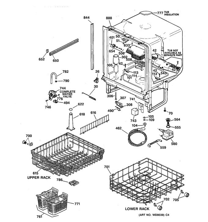 Diagram for GSD4124Z02BB