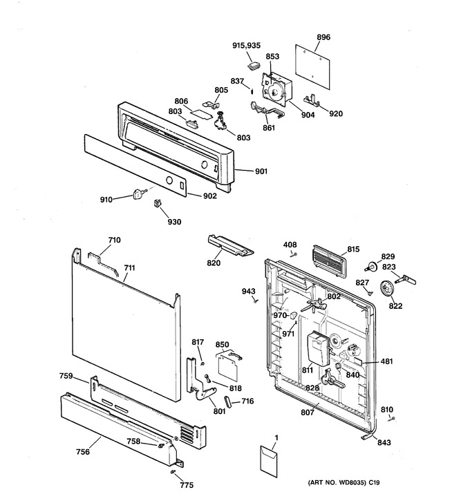 Diagram for GSD2030Z02WW