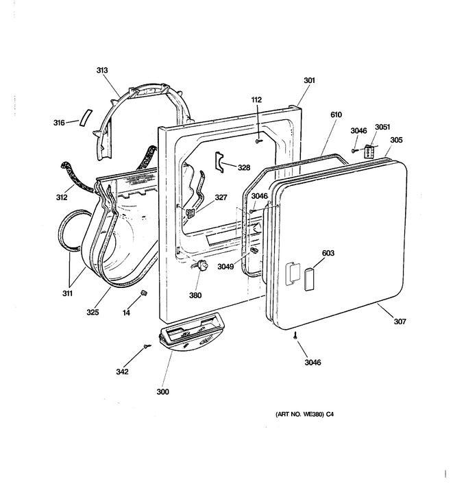 Diagram for DBXR453EV0AA