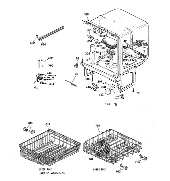 Diagram for HDA1100Z02WH