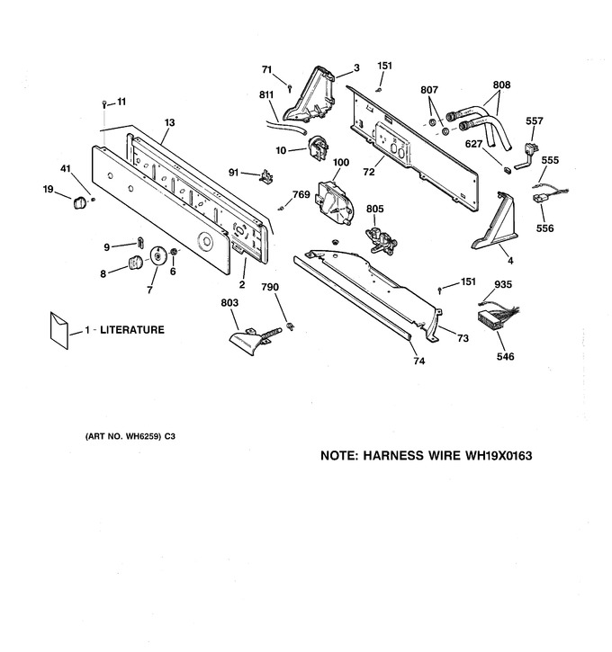 Diagram for WNXR2100TBWW