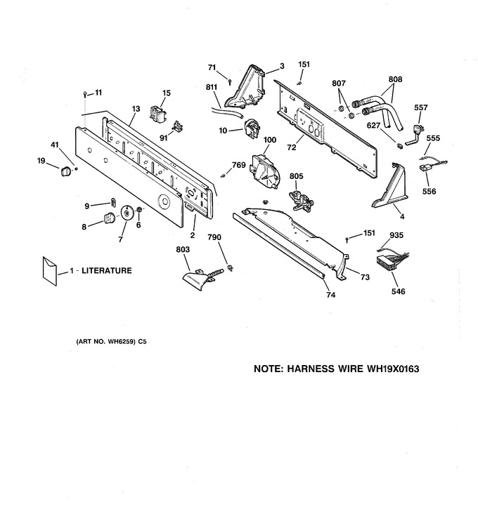 Diagram for WKXR2100TBWW