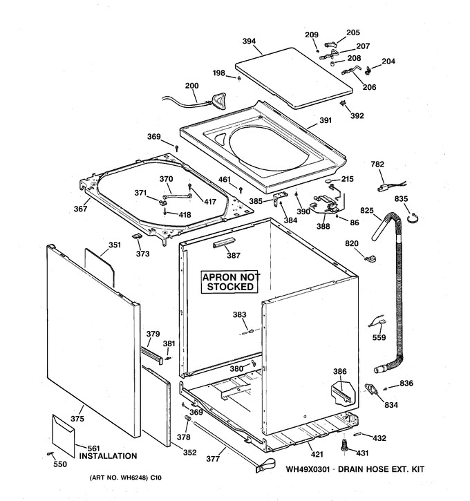 Diagram for WCSR2070TBWW