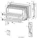 Diagram for 1 - Freezer Door