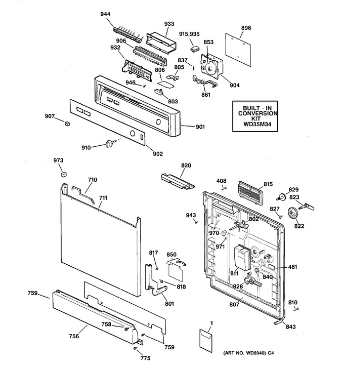 Diagram for GSC3400ZZ0BL