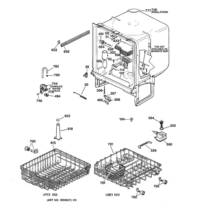 Diagram for GSC3430ZZ0WW